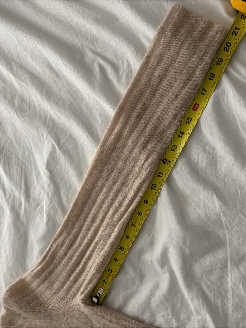 NAADAM Lightweight Balletcore Ribbed Cashmere Sweater Size Large - Picture 13 of 13